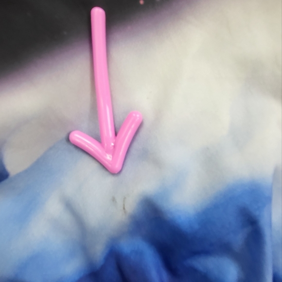 RIPNDIP Galaxy Gypsy Anorak Jacket Size Large **flaws** - Picture 12 of 13